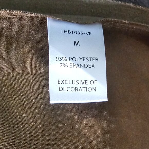Olive Suede Like Longer Fitted Jacket - Picture 7 of 7